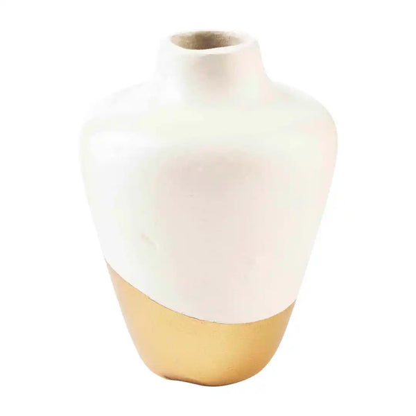Small Gold Bud Vase