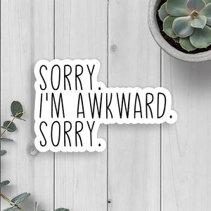 Awkward Sticker