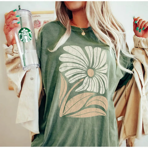 Boho Floral Design Shirt