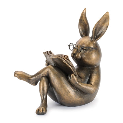 Rabbit Reading with Glasses – 785 DECOR