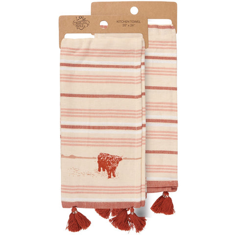 Highland Cow Kitchen Towel
