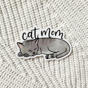 Cat Mom Sticker