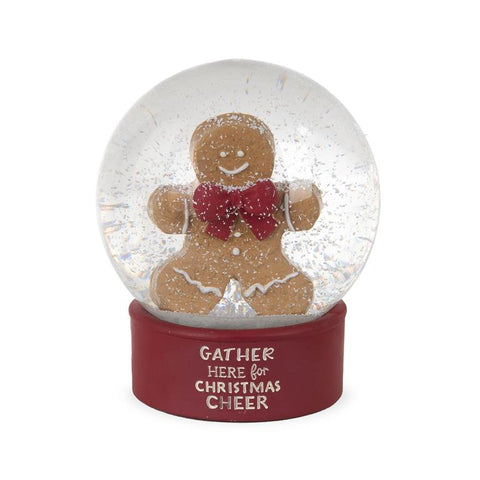 Gingerbread Snow Globe