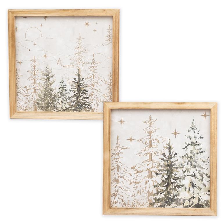 Scenic Starry Tree Sign