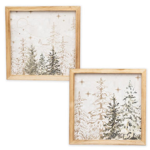 Scenic Starry Tree Sign