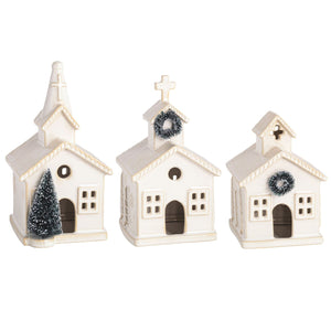 Ceramic Church Sitter