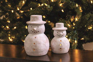 Terracotta Snowman