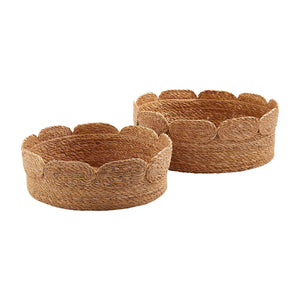 Scallop Jute Basket