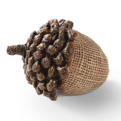 Light Brown Acorn with Pinecone Top