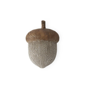 Faux Woven & Woodgrain Acorn