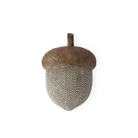 Faux Woven & Woodgrain Acorn