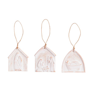 Terracotta Lace Ornament