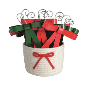 Tin Bow Ornament
