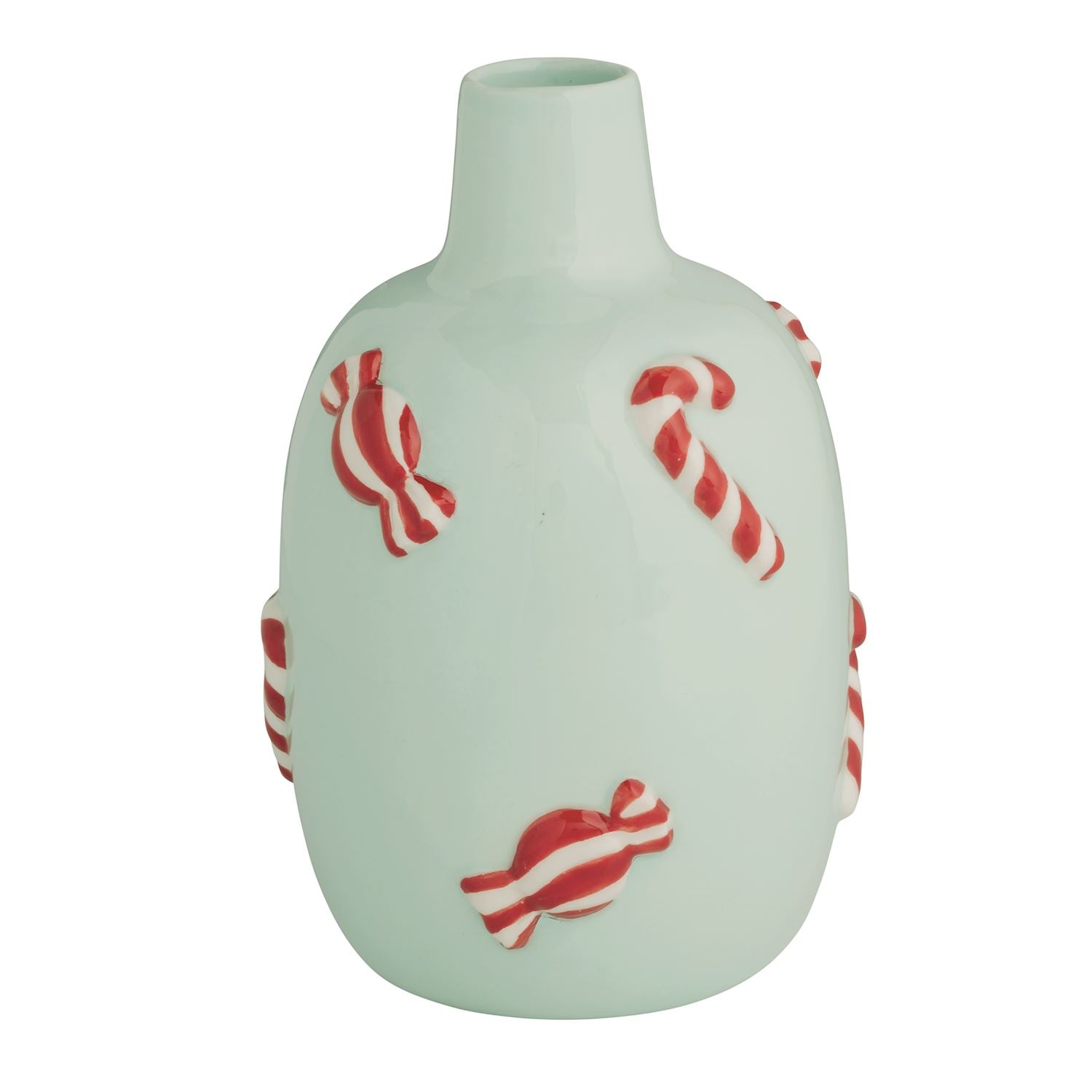 Candy Cane Holiday Vase