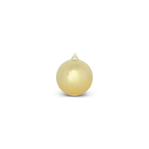 Gold Shiny Shatterproof Round Ornament