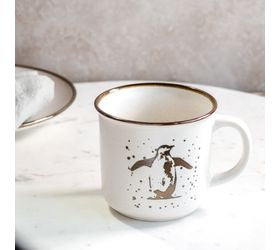 Metallic Penguin Mug