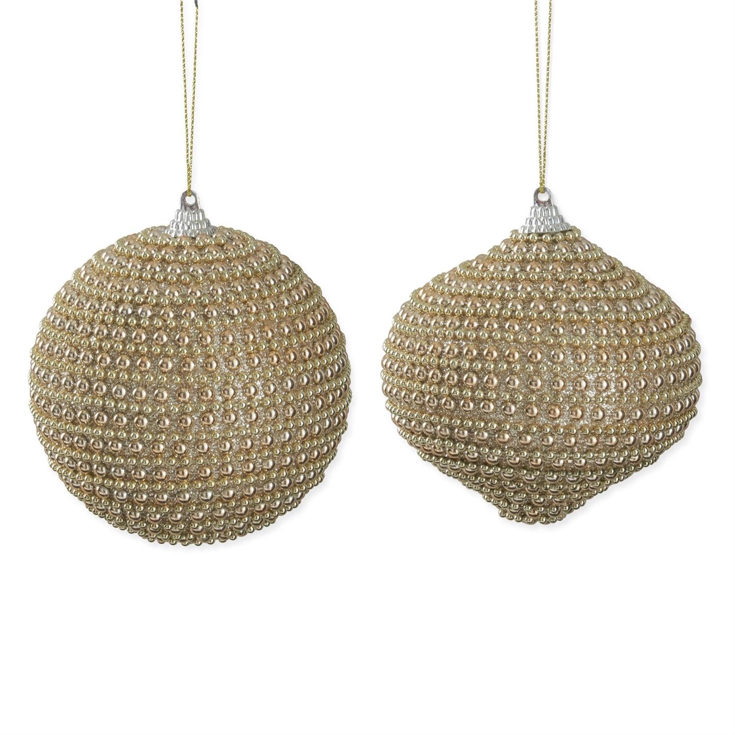 Gold Pearl Ornament
