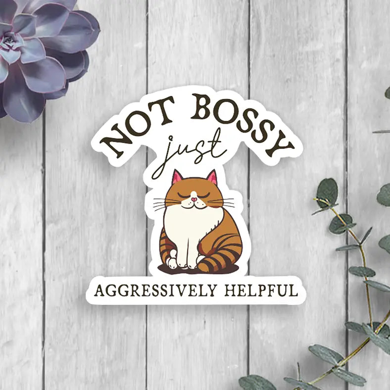 Bossy Cat Vinyl Sticker