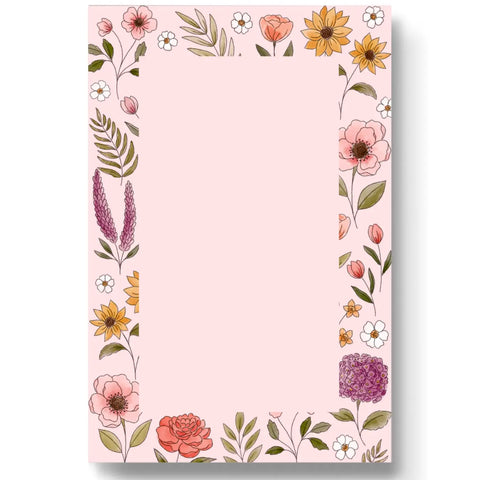 Watercolor Wildflower Notepad