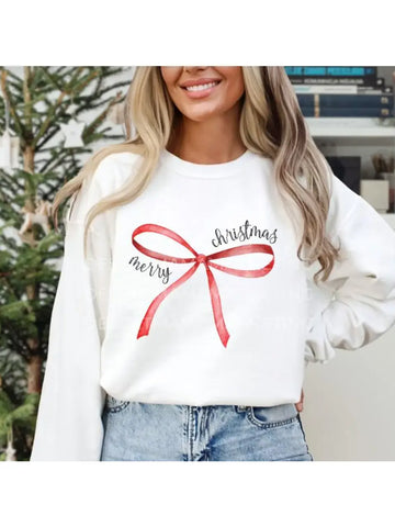 Merry Christmas Red Bow