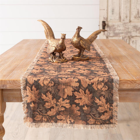 Reversible Fall Leaves & Pumpkins Table Runner