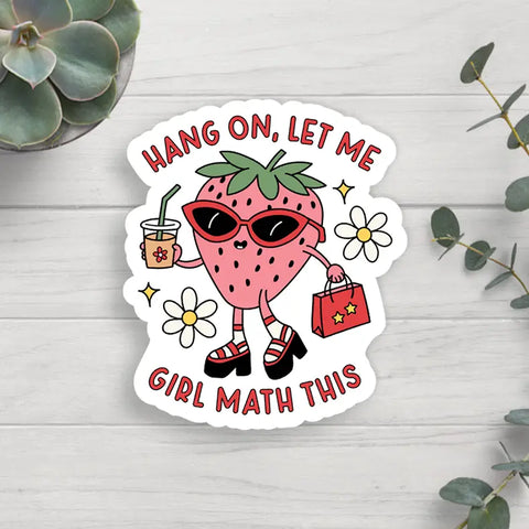 Girl Math Sticker