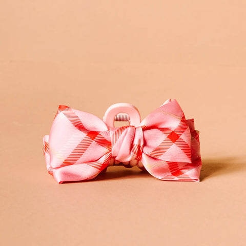 Mini Satin Bow Clip