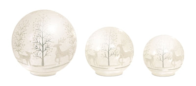 Deer and Tree LED Globe