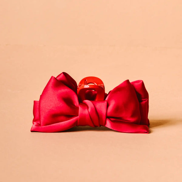 Mini Satin Bow Clip