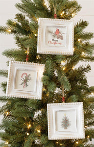 Beaded Mini Frame Ornament