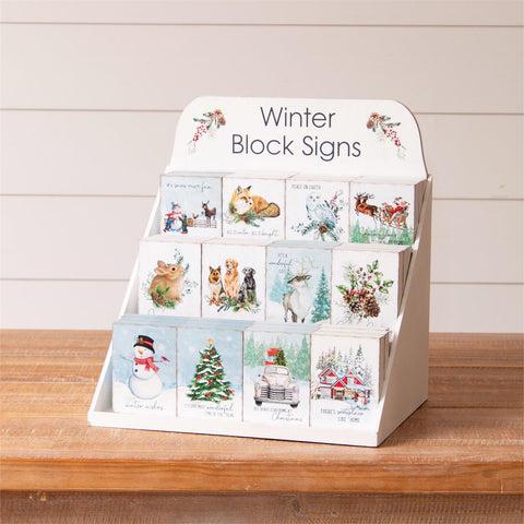 Mini Winter Block Sign