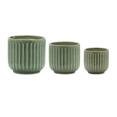 Green Terracotta Planter