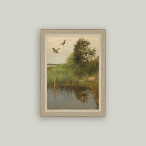 Mallards Taking Flight Artwork