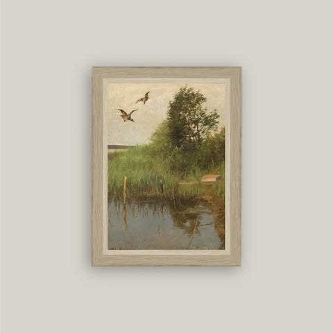Mallards Taking Flight Artwork