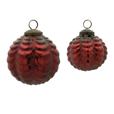 Red Glass Ball Ornament