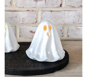 White LED Ceramic Flowy Ghost