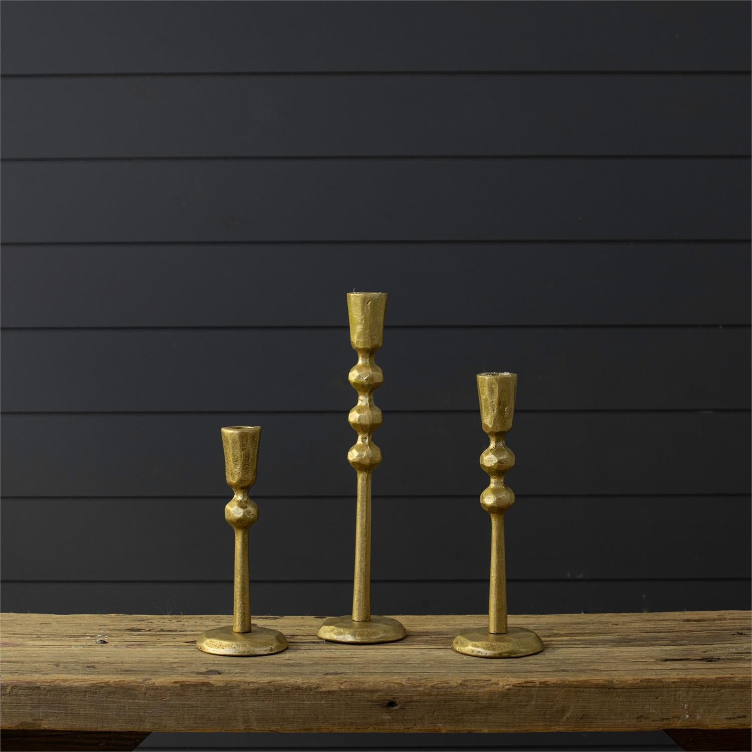 Hand Forged Gold Taper Candle – 785 DECOR