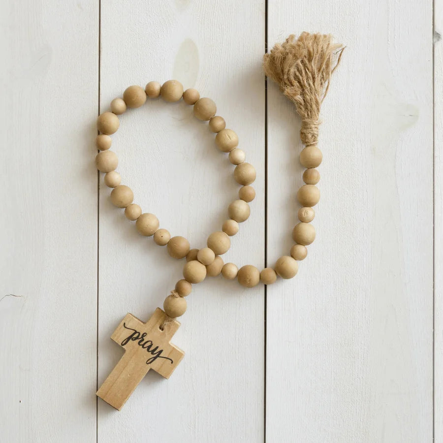 Cross Wooden Beads