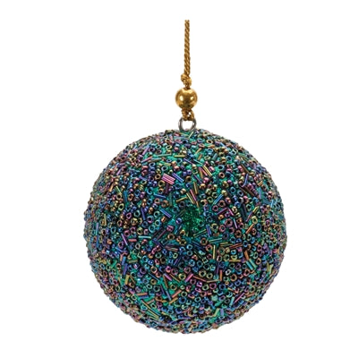 Beaded Glass Ornament