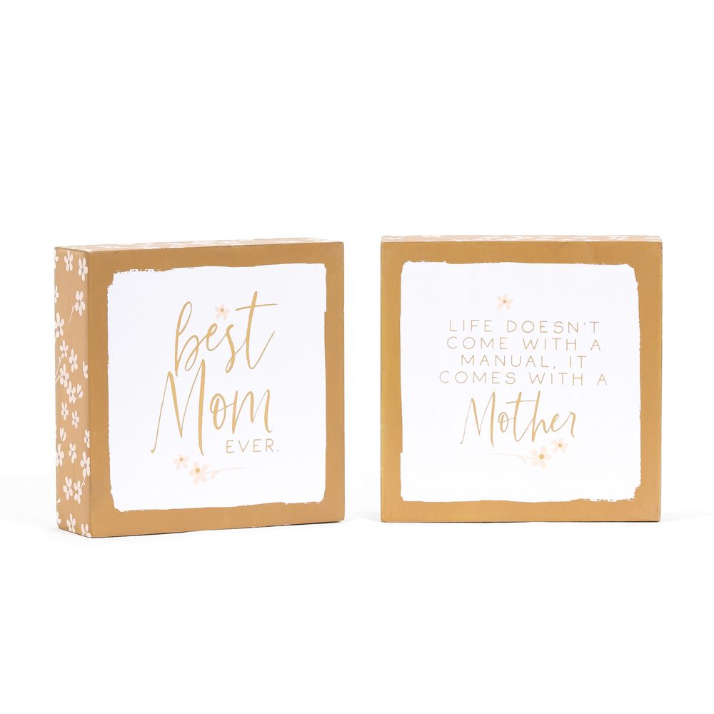 Mom Reversible Sign (Mother/Best)