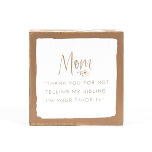 Mom Reversible Sign (Mom/Appear)