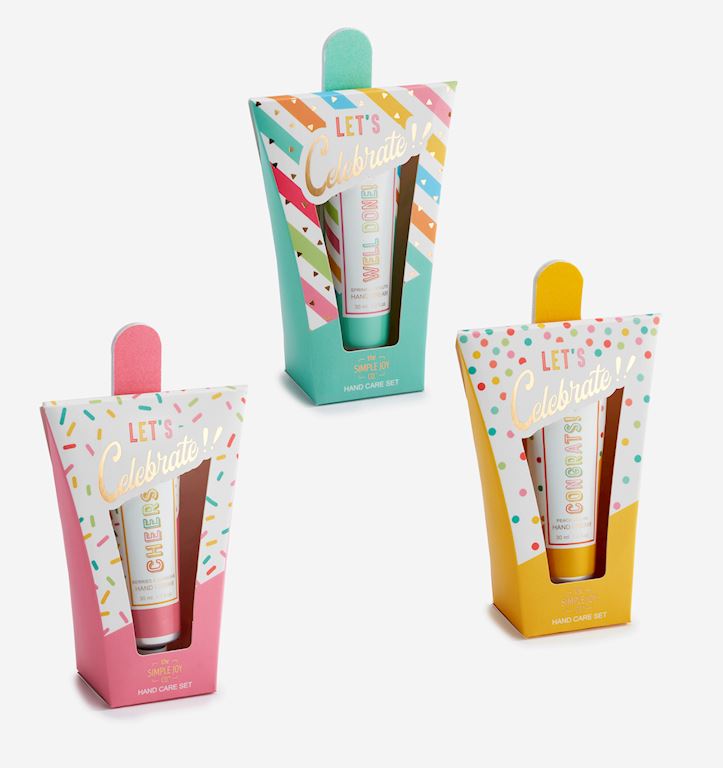 Let's Celebrate Hand Cream & Nail File Gift Set