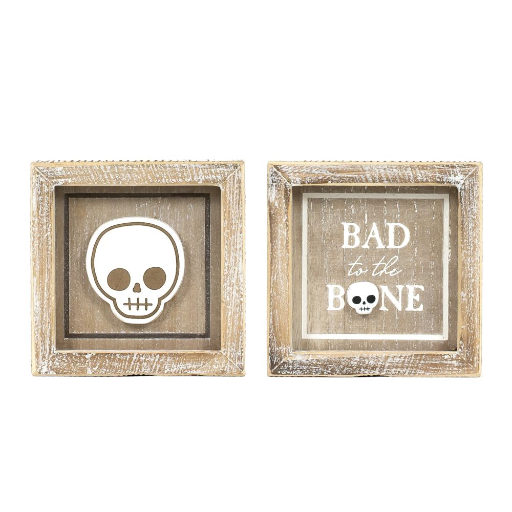 Bone/Skull Reversible Sign