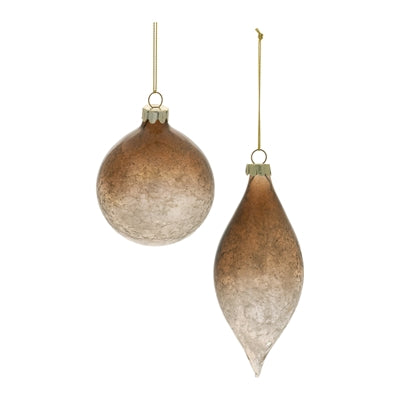 Brown Glass Ornament