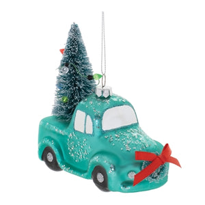 Truck and Tree Ornament