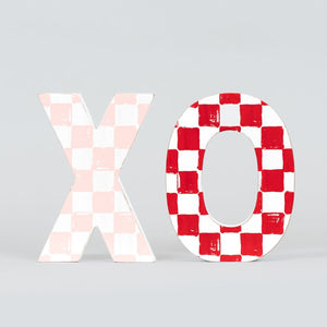 Checkered XO cutout