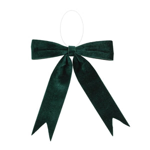 Emerald Green Bow Ornament