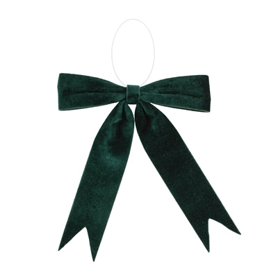 Emerald Green Bow Ornament