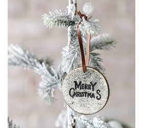 Alum. Merry Christmas Ornament