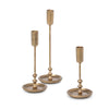 Antique Gold Colonial Taper Holders